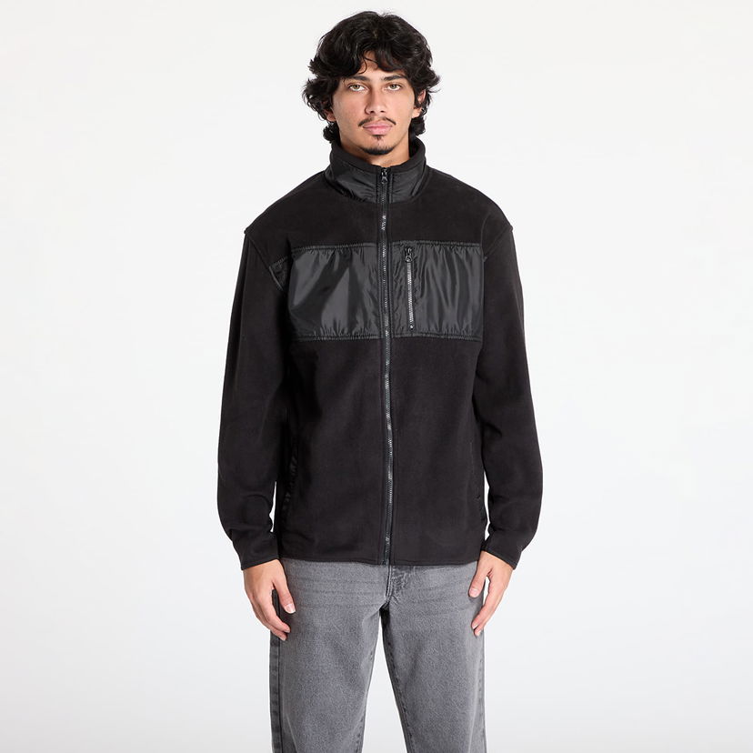 Jacka Urban Classics Fleece Jacket With Patch Svart | TB5533-00007