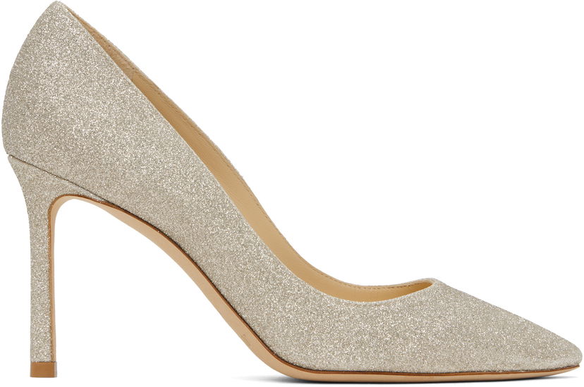 Sneakers och skor Jimmy Choo Jimmy Choo Romy 85 Glitter Heels Metallisk | ROMY 85 DGZ