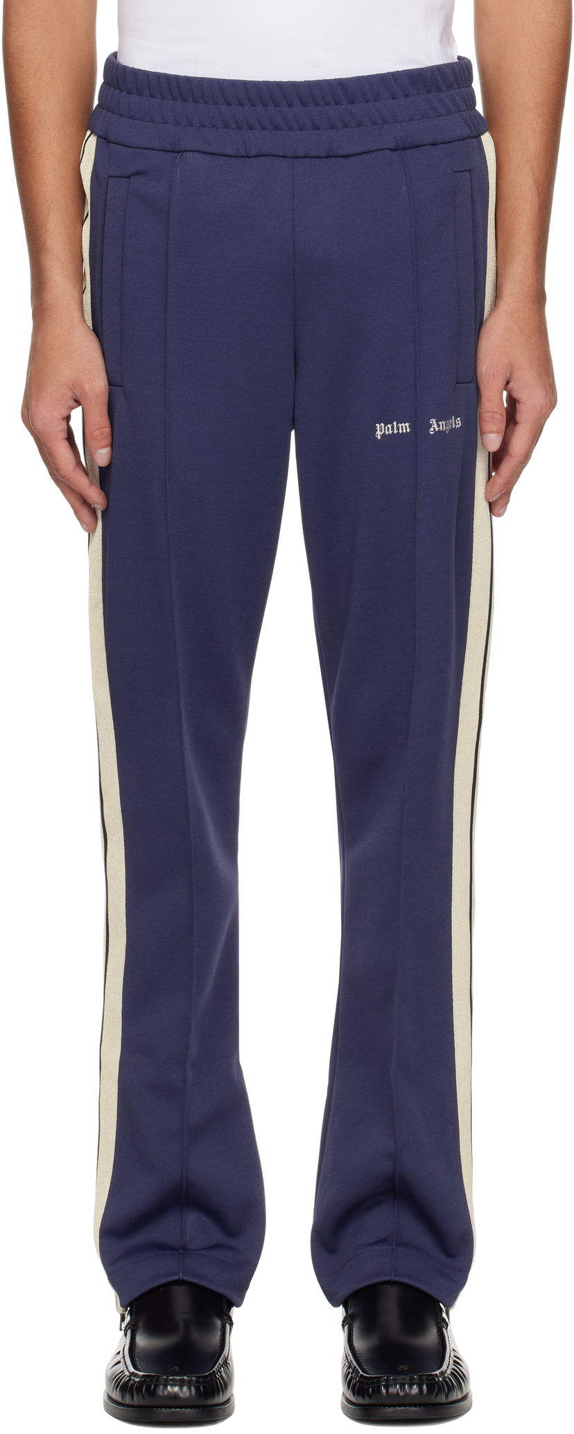 Träningsbyxor Palm Angels Palm Angels Classic Logo Track Pants Mörkblå | PMCJ020C99FAB0024603