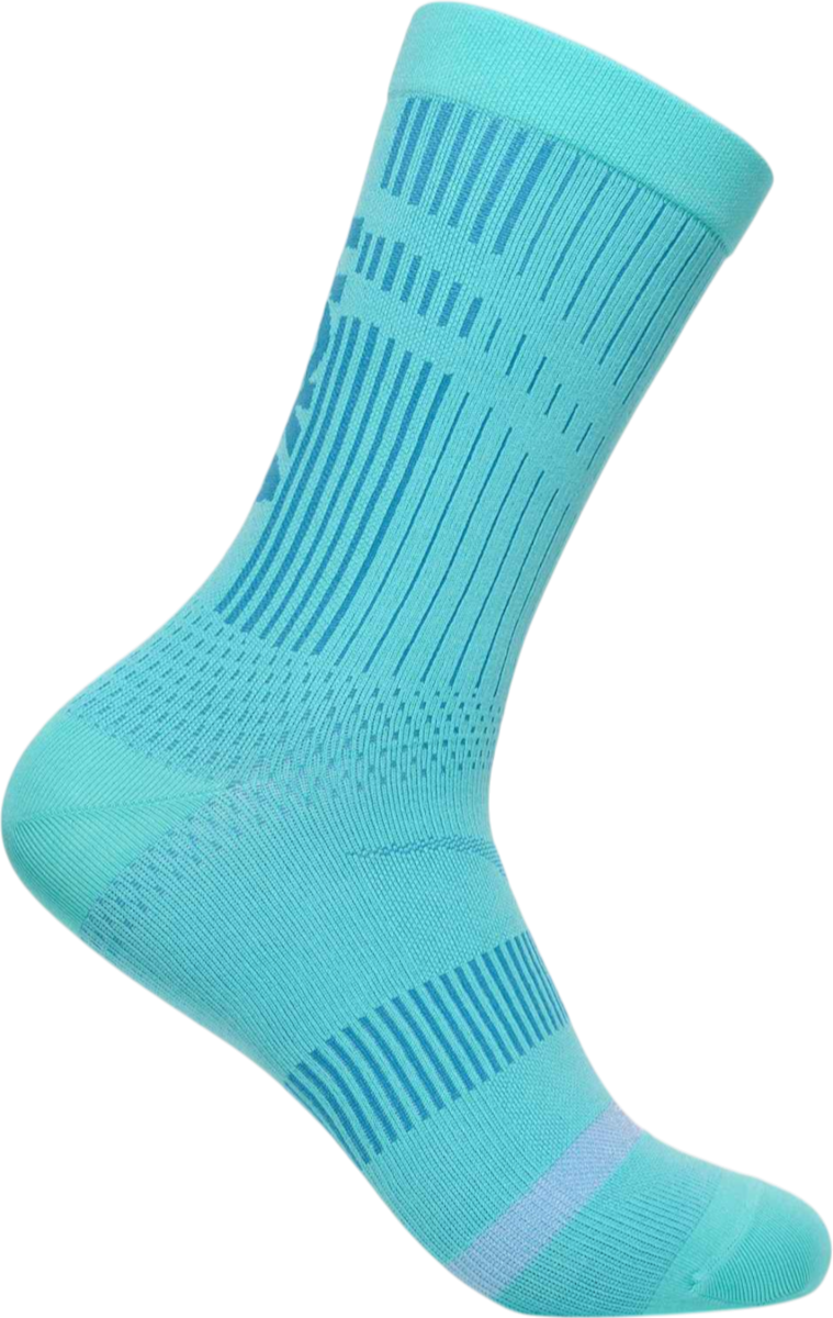 Strumpor Hoka One One Hoka Trail Run Crew Socks Turkos | 1170332-clu
