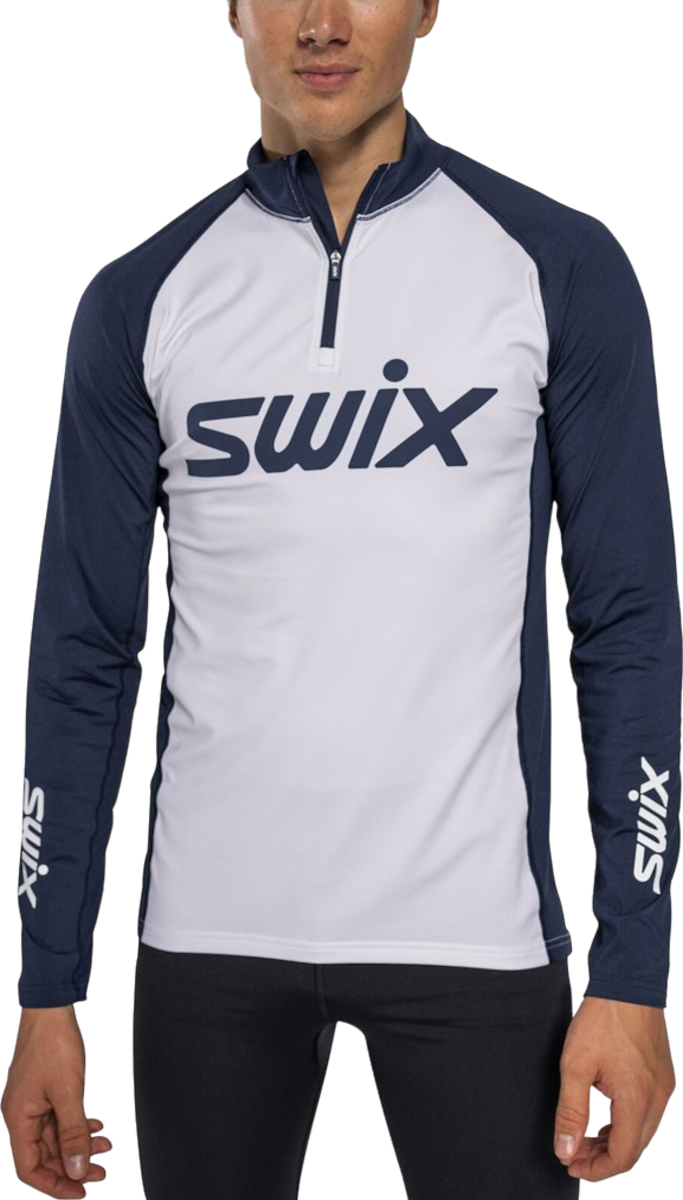 Sweater SWIX Swix RaceX Dry Half Zip Top Vit | 10099-23-20000