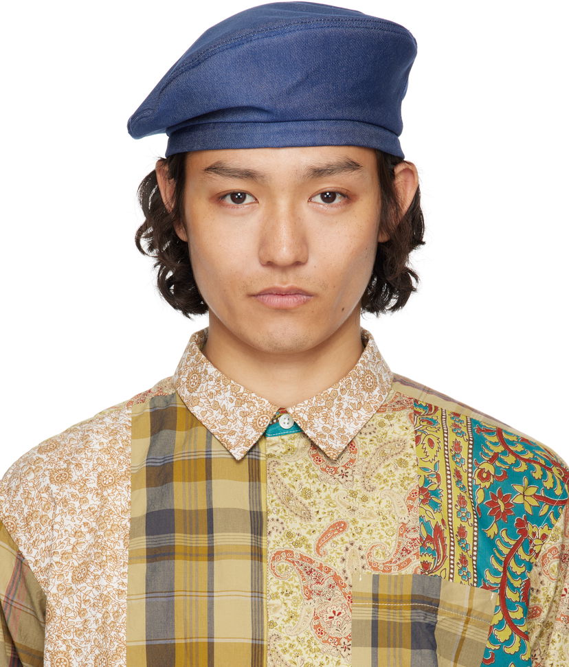 Basker Engineered Garments Engineered Garments Denim Beret Blå | 25S1H005