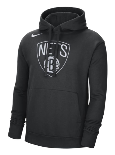 Sweatshirt Nike Brooklyn Nets NBA Fleece Pullover Hoodie Svart | DN8622-010