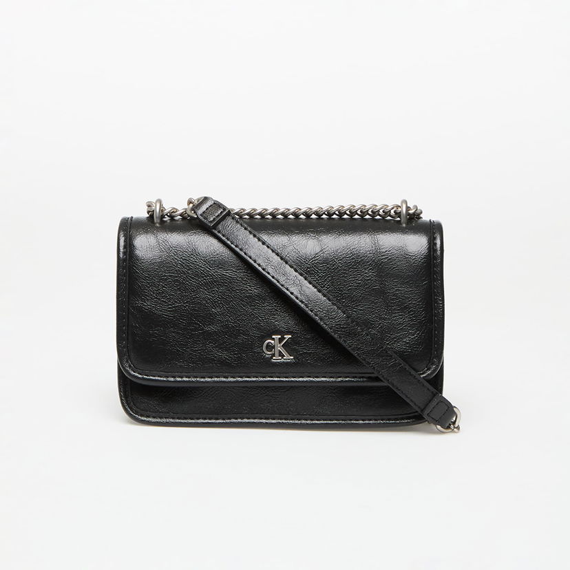 Handväska CALVIN KLEIN Calvin Klein Jeans Chain Mini Ew Flap Bag Svart | LV04K3085G UB1