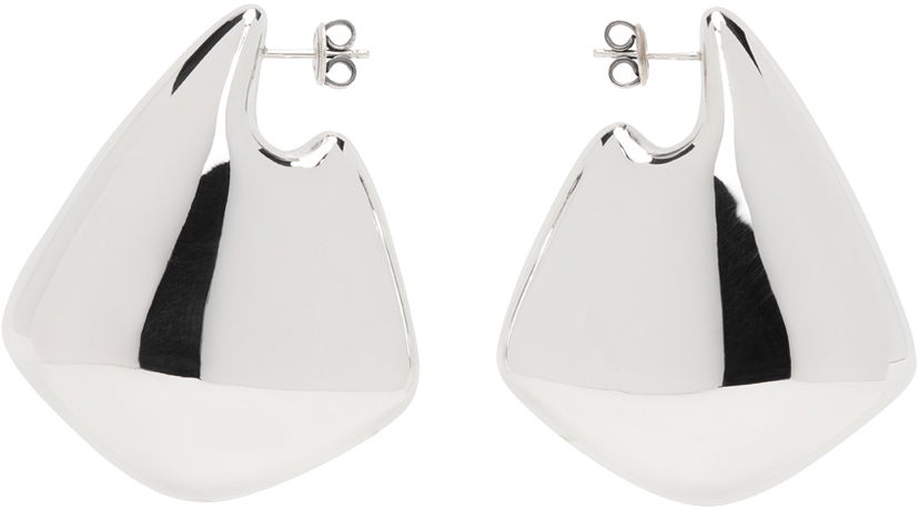 Örhängen Bottega Veneta Large Fin Earrings Metallisk | 786206 V5070
