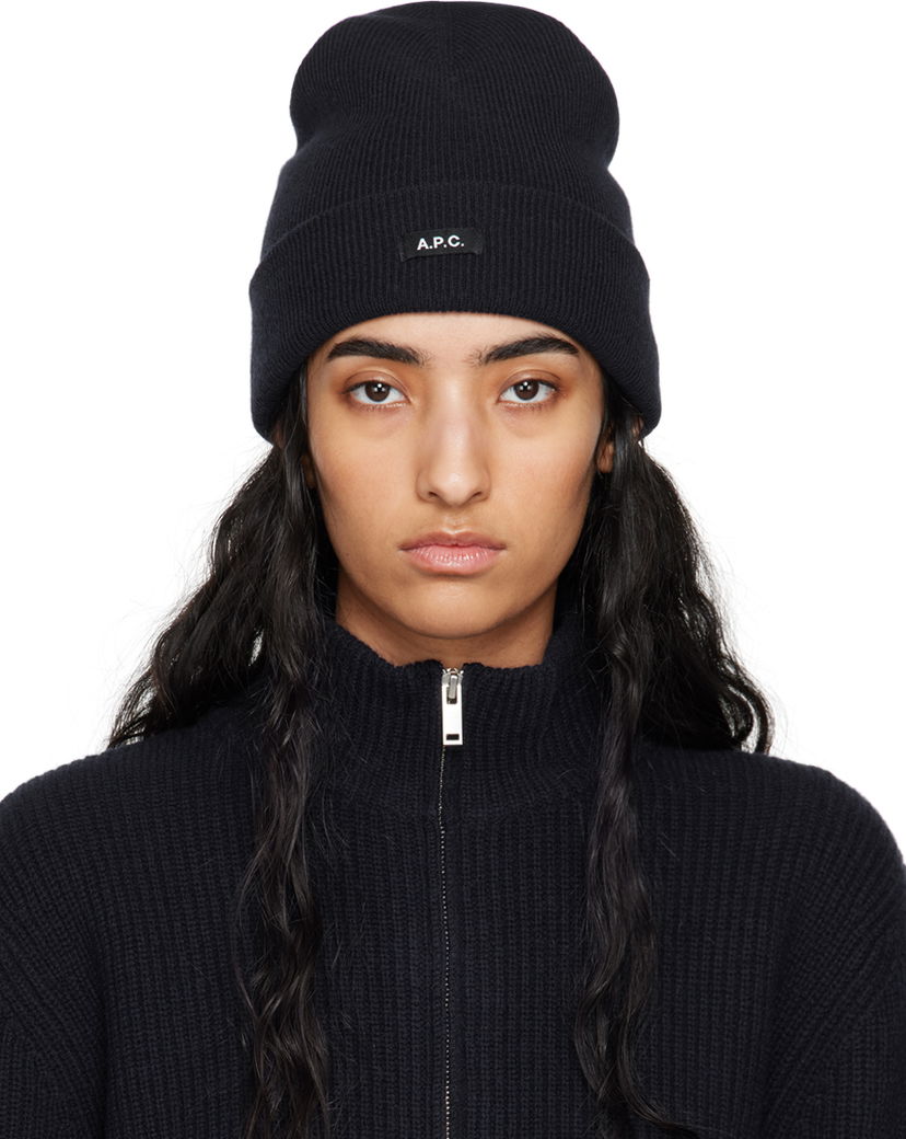 Mössa A.P.C. Navy Autumn Beanie Mörkblå | WVBCZ-M25080