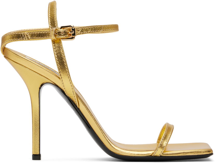 Skovård Moschino Moschino Tina Heeled Sandals Metallisk | MA1655AC1M MC0 901