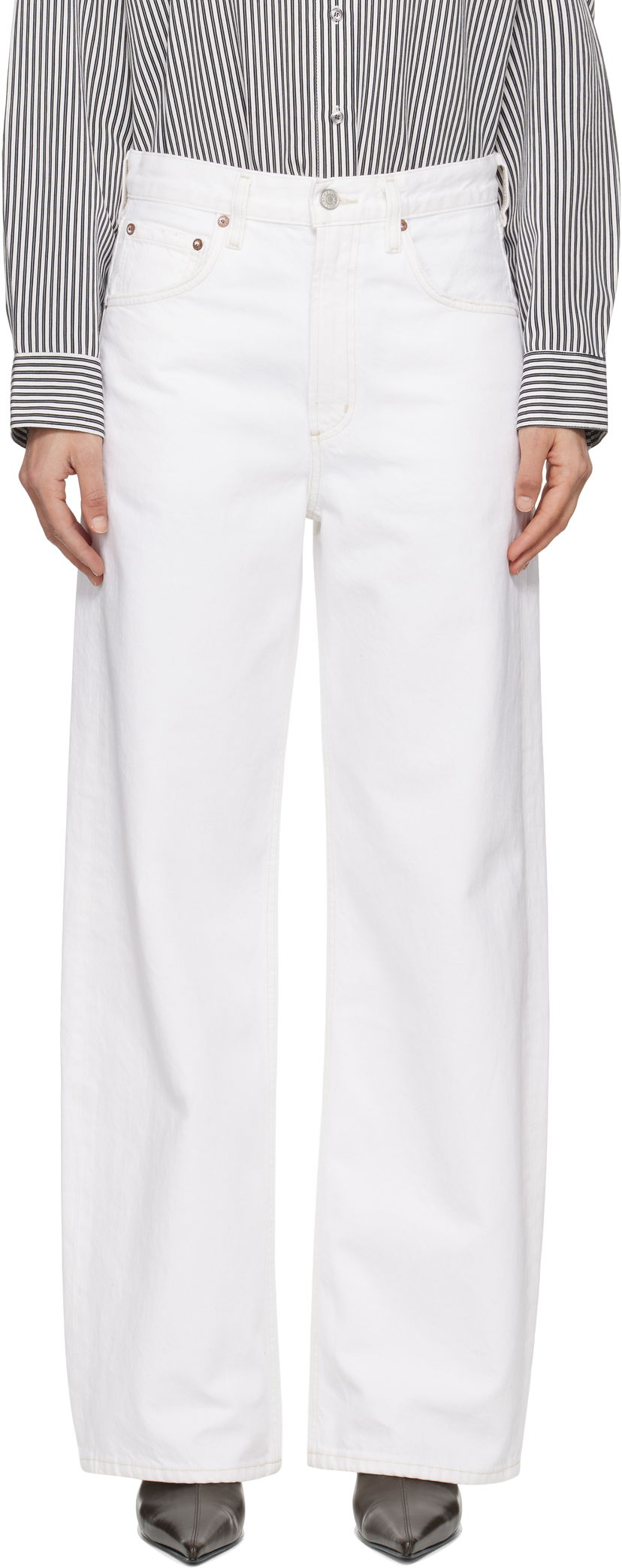 Jeans AGOLDE AGOLDE Low Curve Jeans Vit | A197B-1183