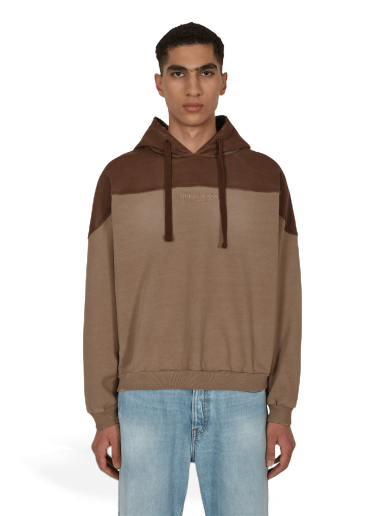 Sweatshirt GUESS Two Tone Hooded Sweatshirt Brun | M2BQ02KBB40 A119