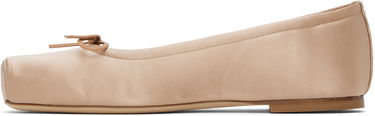 Skovård Aeyde Aeyde Gabriella Satin Ballerina Flats Beige | A11-FL-GBRS08FL26-SS24-960-013, 2