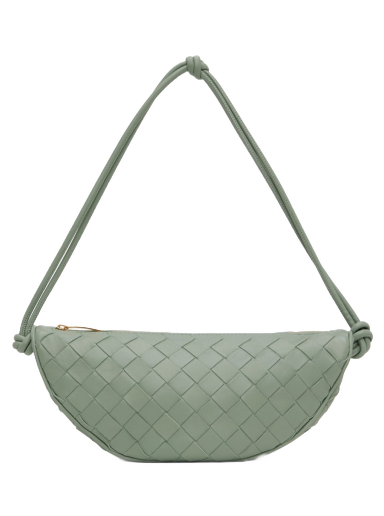 Axelväska Bottega Veneta Pouch On Strap Bag Grön | 729377 VCPP3