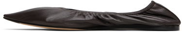 Kläder The Row The Row Liisa Ballerina Flats Brun | F1577-SL1, 2