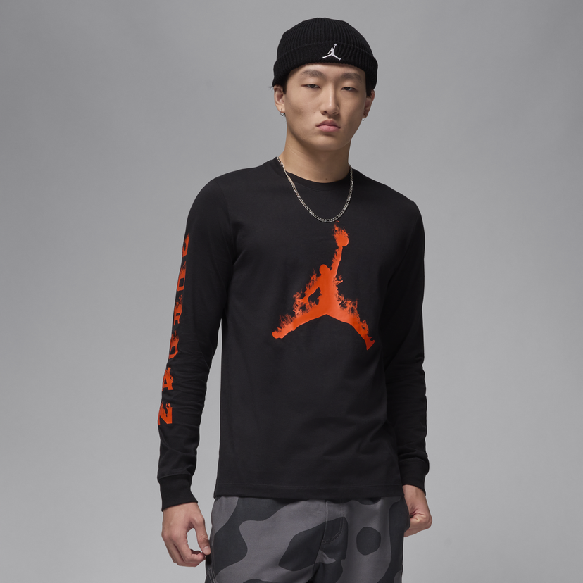 T-shirt Jordan Long Sleeve Svart | FZ1989-010