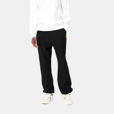 Träningsbyxor Carhartt WIP American Script Sweat Pant Svart | I032328_89_XX, 0