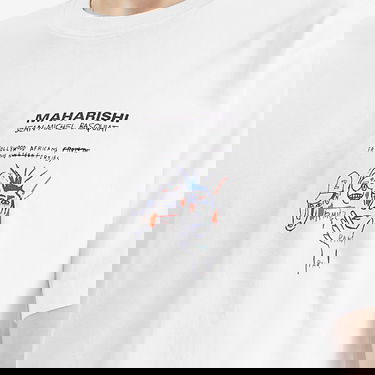 T-shirt Maharishi Maharishi x Basquait Year Of The Snake Graphic T-Shirt, Size Large Vit | 1466-WHT, 5