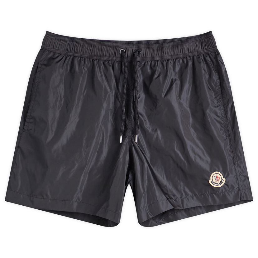 Shorts Moncler Logo Swim Shorts Mörkblå | 2C000-06-53326-743