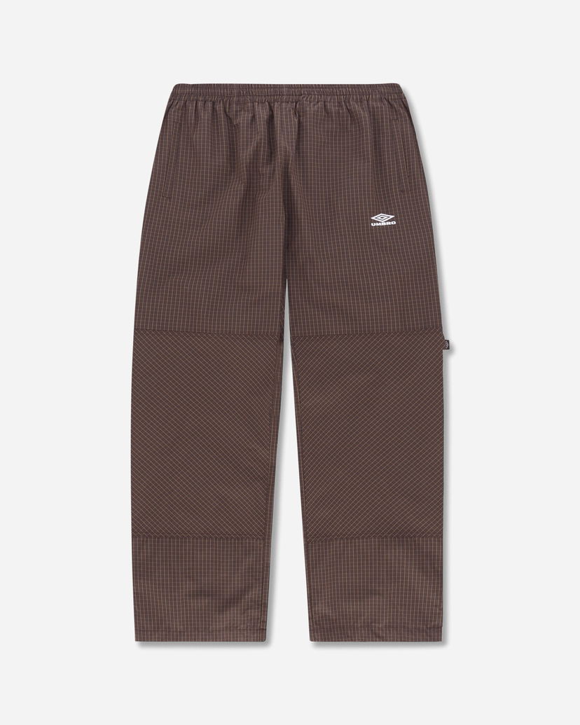 Träningsbyxor Umbro Mini Check Double Knee Pants Brun | UBMW0148FA102 BRW0022