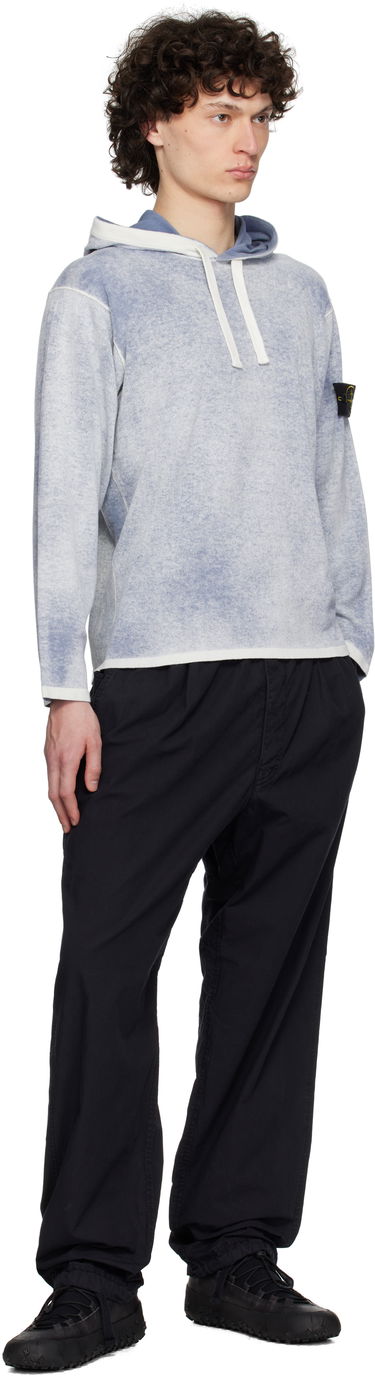 Sweatshirt Stone Island Stone Island Raw Hand Light Reversible Hoodie Blå | K1S15 5100029 S00Z2, 4