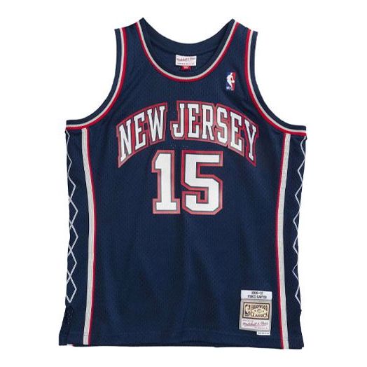 Jersey Mitchell & Ness New Jersey Nets Basketball Swingman Jersey Mörkblå | SMJYAC19170-NJNNAVY06VCA