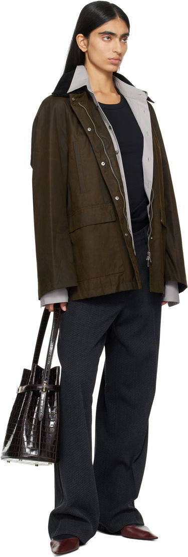 Jacka TOTEME TOTEME Country Jacket Grön | 244-WRO4722-FB0320, 4