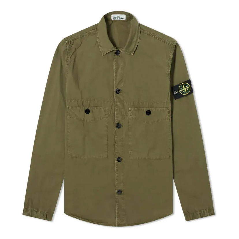 Skjorta Stone Island Two Pocket Overshirt Grön | 7415110WN-V0158