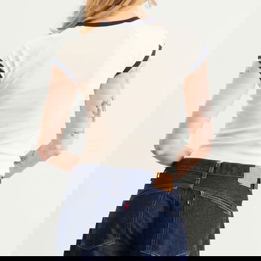 T-shirt Levi's Women's Horseshoe Raglan T-Shirt Vit | 003R2-0005, 3