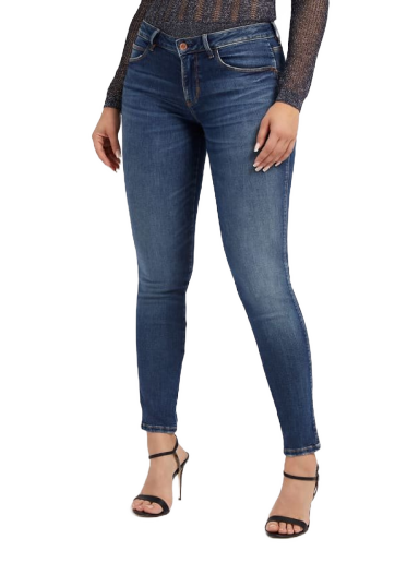 Byxor och jeans GUESS Fit Denim Blå | W2YAJ2D4Q02