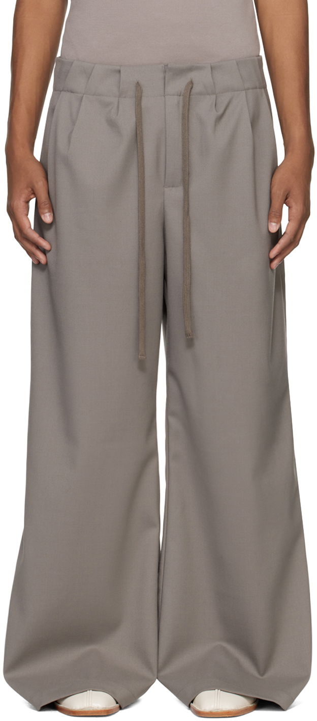 Byxor Entire Studios Cinch Trousers Grå | ES2546GR