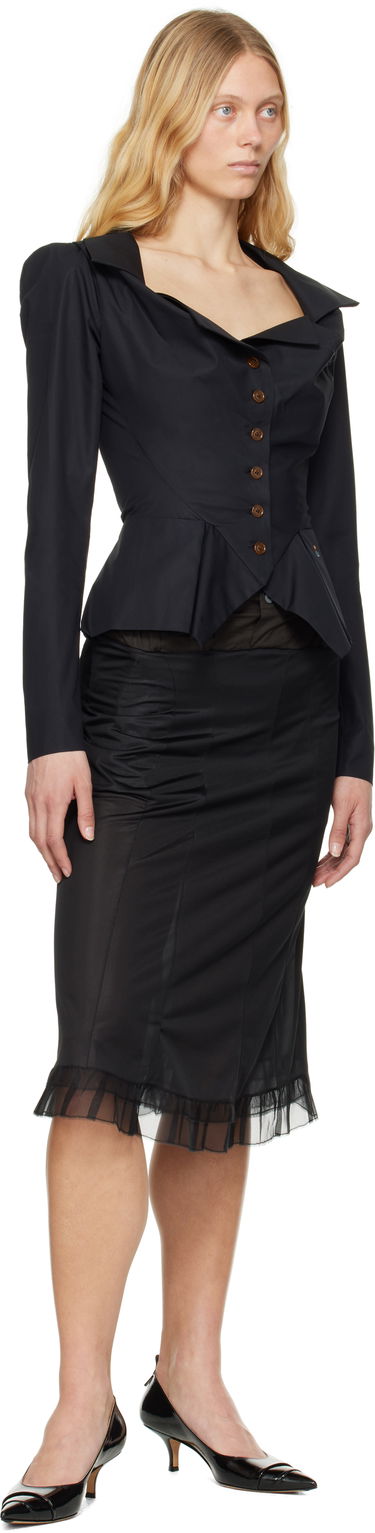 Skjorta Vivienne Westwood Vivienne Westwood Monday Peplum Shirt Svart | 15010061-W009Q-, 3