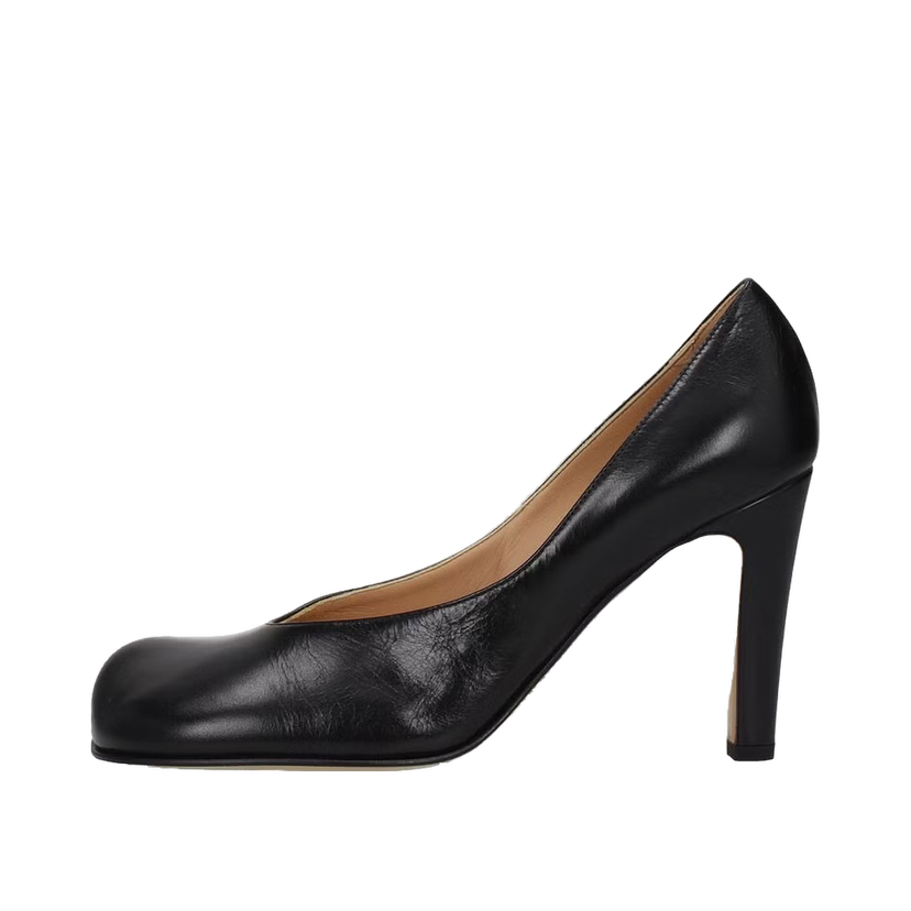 Sneakers och skor Bottega Veneta Bloc Calf Leather Platform Pumps Svart | 578330VBPJ01000