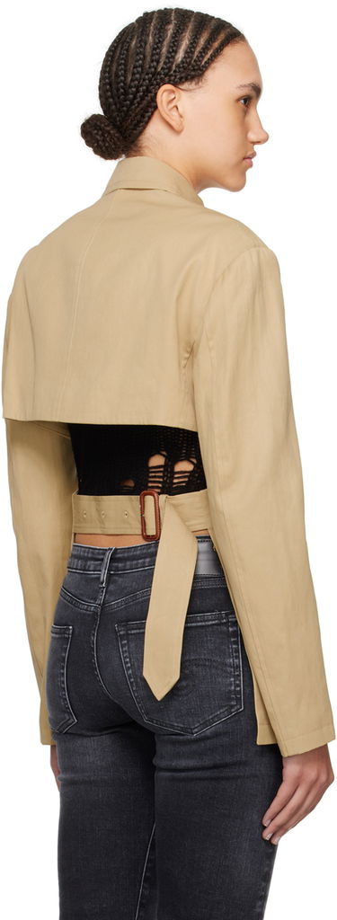 Jacka R13 R13 Open Back Blazer Beige | R13WR257-R318B, 2