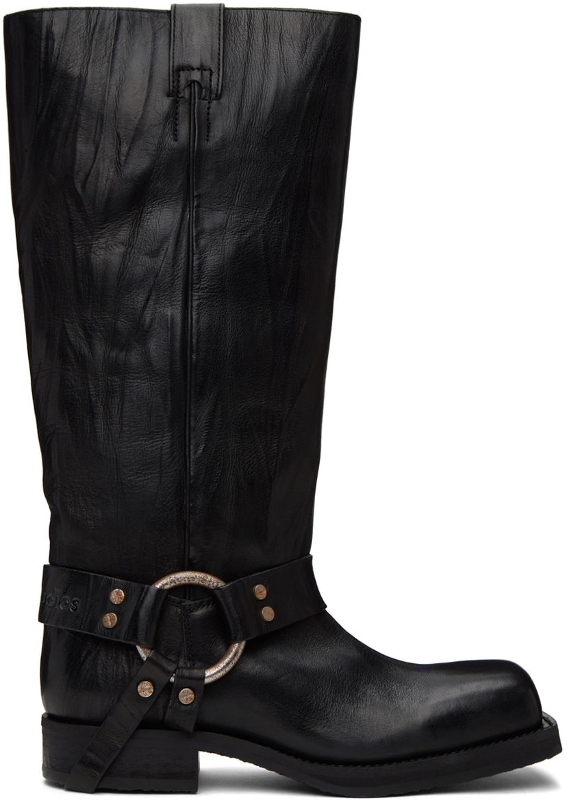 Sneakers och skor Acne Studios Black Buckle Boots Svart | AD0663-