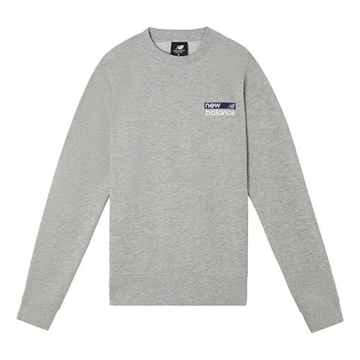 Sweater New Balance Round Neck Sports Pullover Grå | MT03904-AG