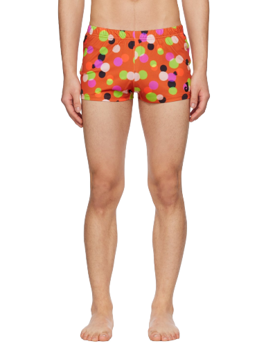 Badkläder Jacquemus Le Raphia 'Le Short De Bain' Swim Shorts Orange | 23E235SW010-2133