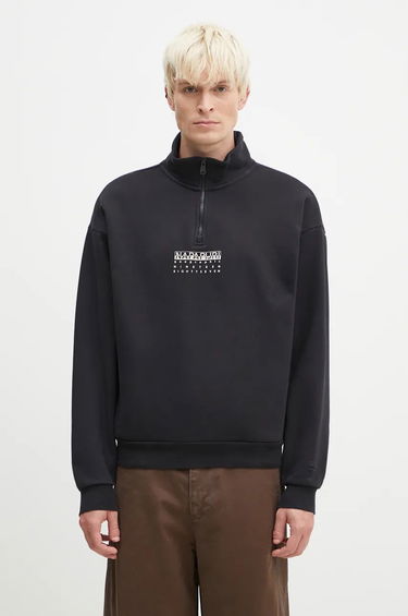 Sweatshirt Napapijri Sweatshirt With Print Svart | NP0A4I6N9411, 0