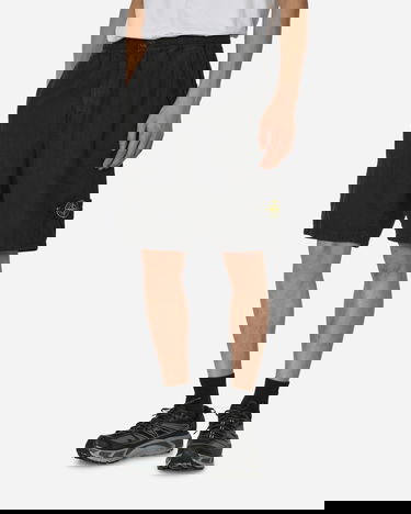 Shorts Stone Island Lino Nylon Tela-TC Shorts Svart | 8015L0530 V0029, 1