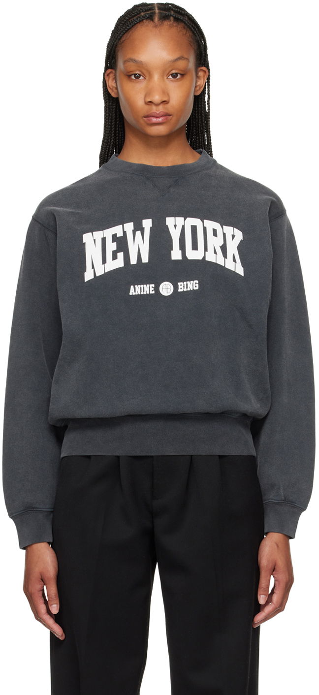 Sweatshirt Anine Bing ANINE BING Ramona Sweatshirt Grå | A-08-5055-012D, 0