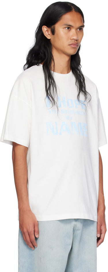 T-shirt We11done Lettering T-Shirt Vit | WD-TT2-24-760-U-WH, 1