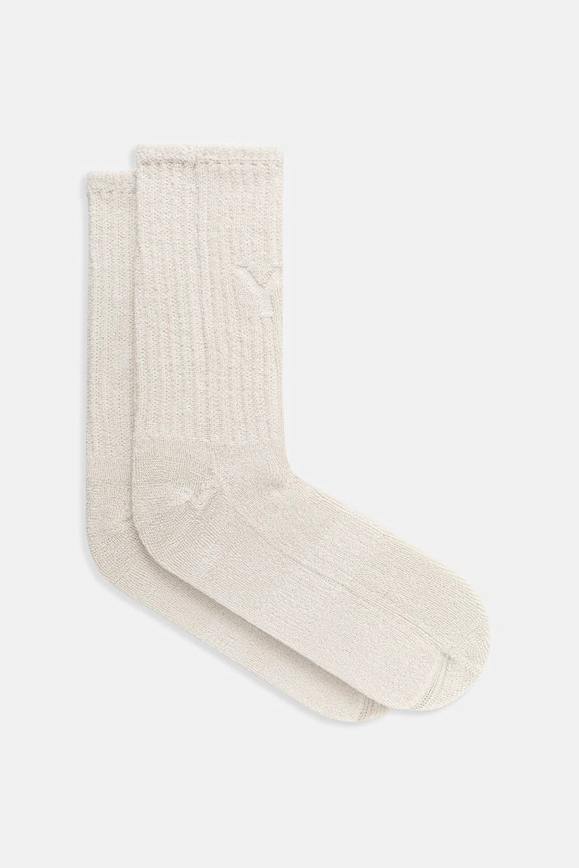 Strumpor Y-3 Y-3 Terry Socks Beige | JX8299