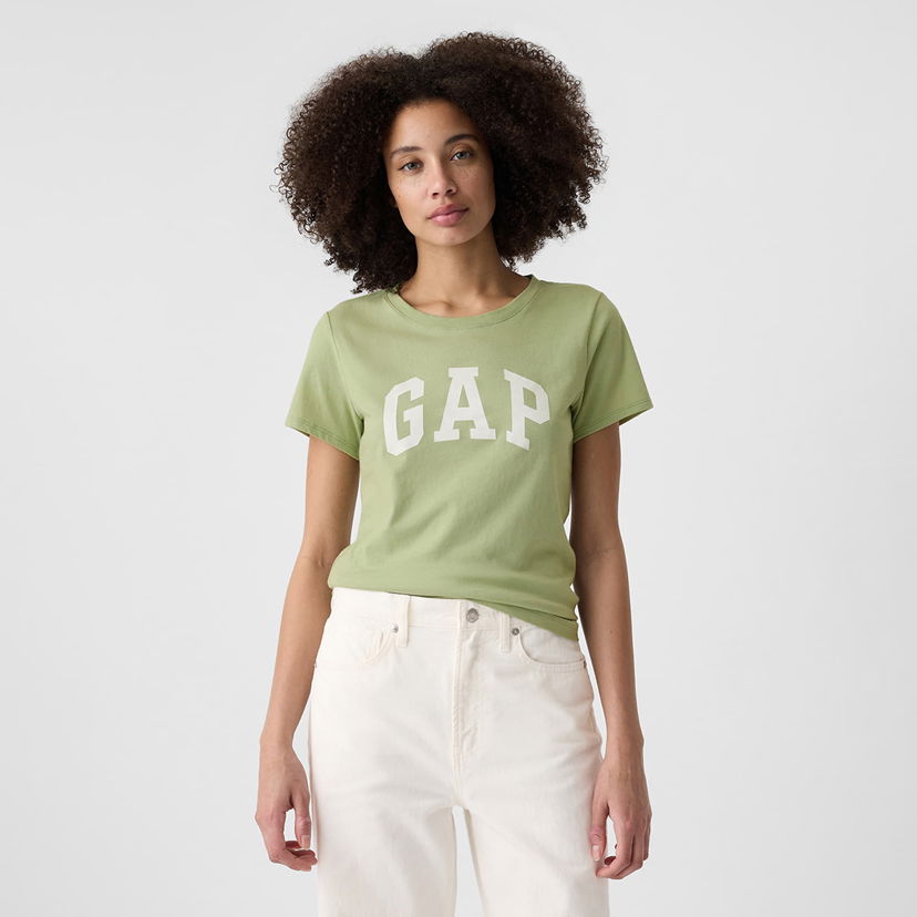 T-shirt GAP T-shirt Logo Shortleeve Tee Desert Sage XS Beige | 417797-14