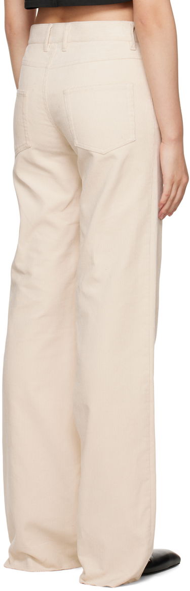 Byxor We11done We11done Loose-Fit Corduroy Trousers Beige | WD-PT3-22-287-W-WH, 2