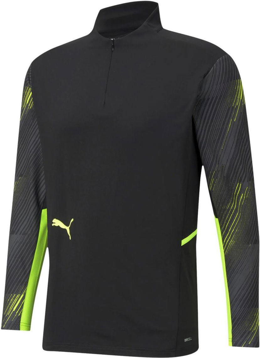 T-shirt Puma 1/4 Zip Top Svart | 65721140