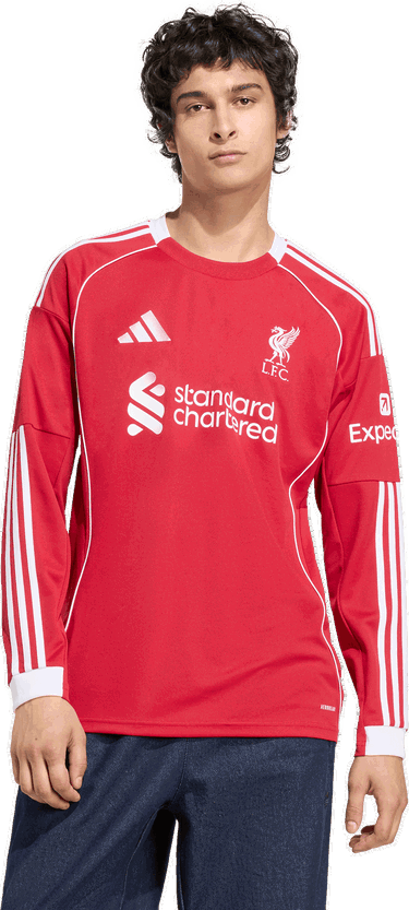 Jersey adidas Performance Liverpool FC 25/26 Home Jersey Long Sleeve Röd | JV6456, 4