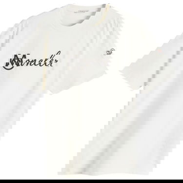 T-shirt Moncler Cotton Jersey T-Shirt With Logo Patch Vit | 8C000-11-89AJS-034, 1