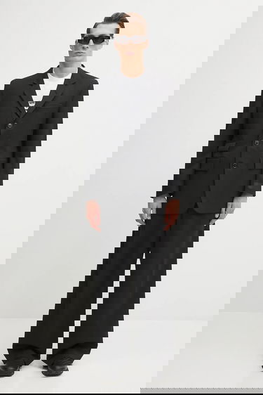 Jacka VETEMENTS VETEMENTS Fitted Zip Tailored Blazer Svart | UH76TJ500B, 5