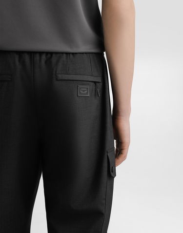 Cargo byxor Dolce & Gabbana Dolce & Gabbana Wool Canvas Cargo Trousers Svart | GP14PTFURK8N0542, 1