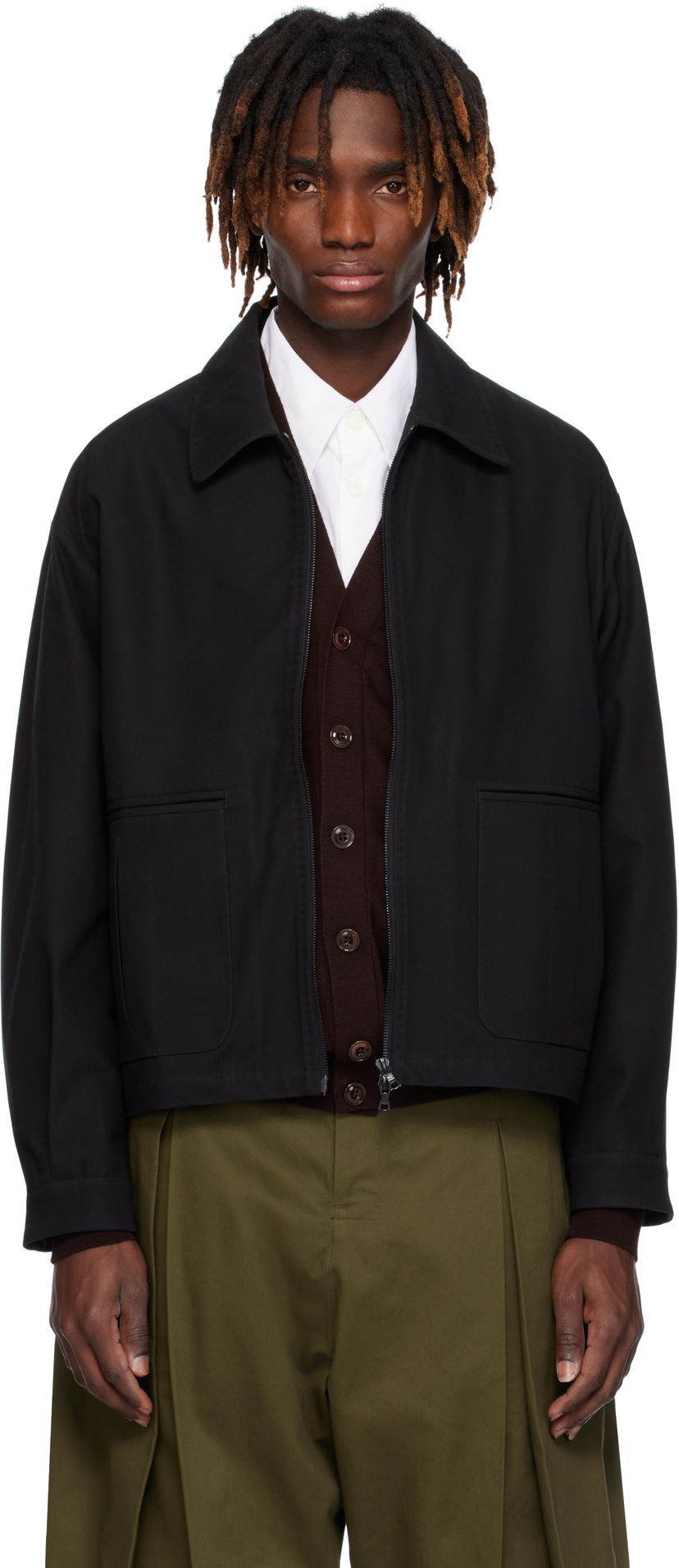 Jacka sage NATION SAGE NATION Index Jacket Svart | S118 INDEX JACKET