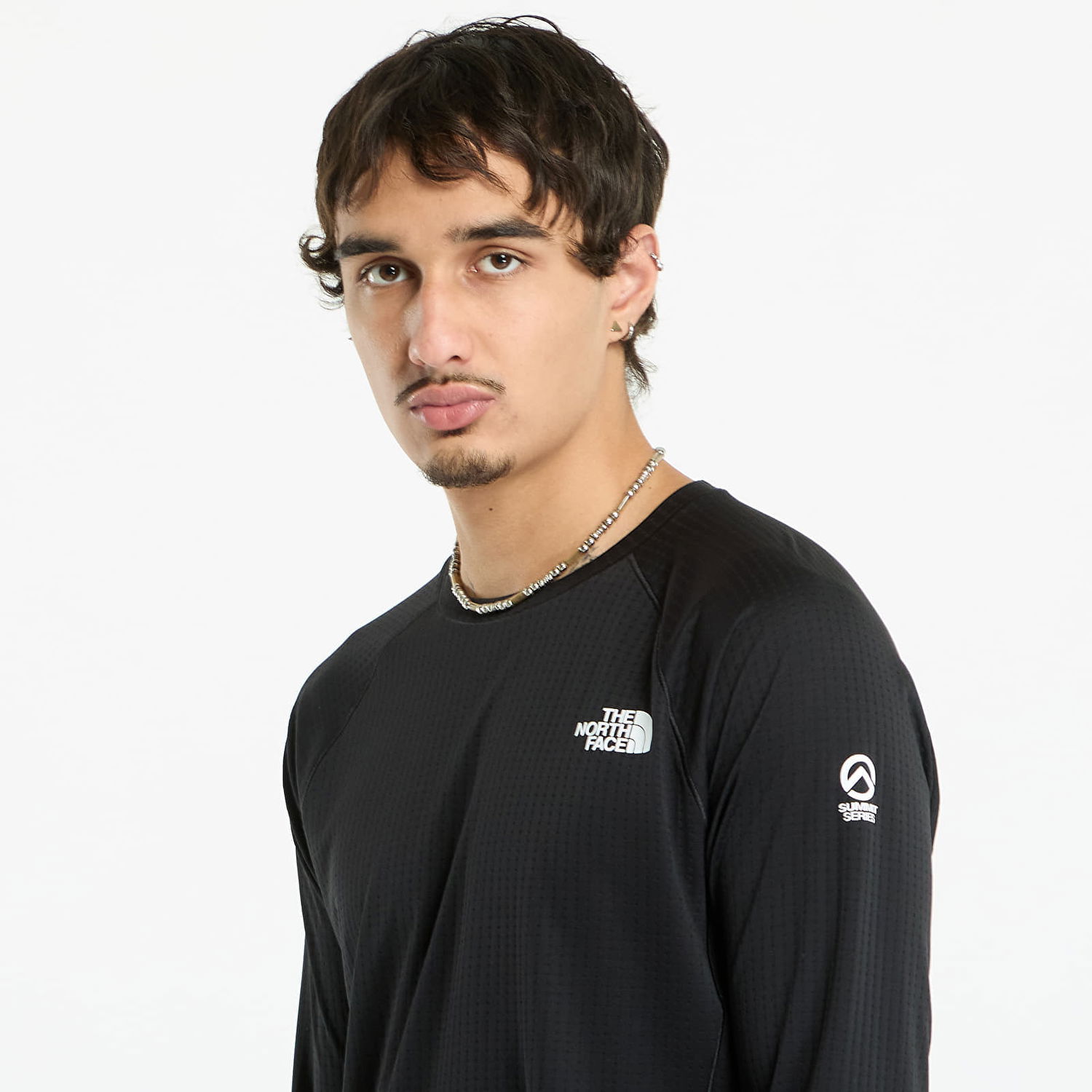 Sweatshirt The North Face Summit Pro 120 Crew Sweatshirt Svart | NF0A87ZTJK31, 1