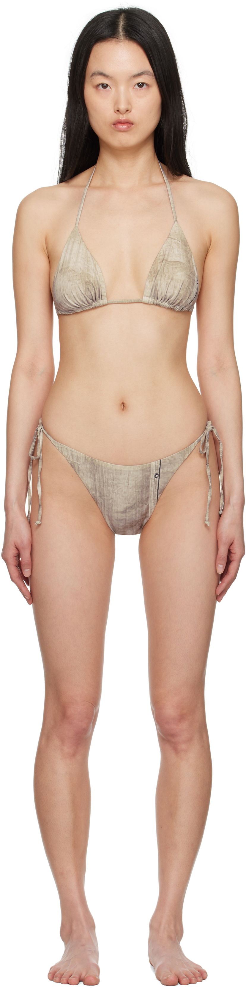 Badkläder Serapis Serapis Piraeustruck Tarp Bikini Beige | SS25_BI_4