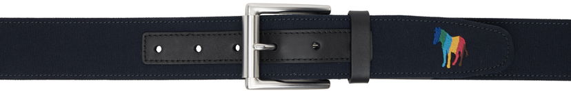 Bälten Paul Smith PS Paul Smith Zebra Belt Mörkblå | M2A-7264-KZEBCA-47
